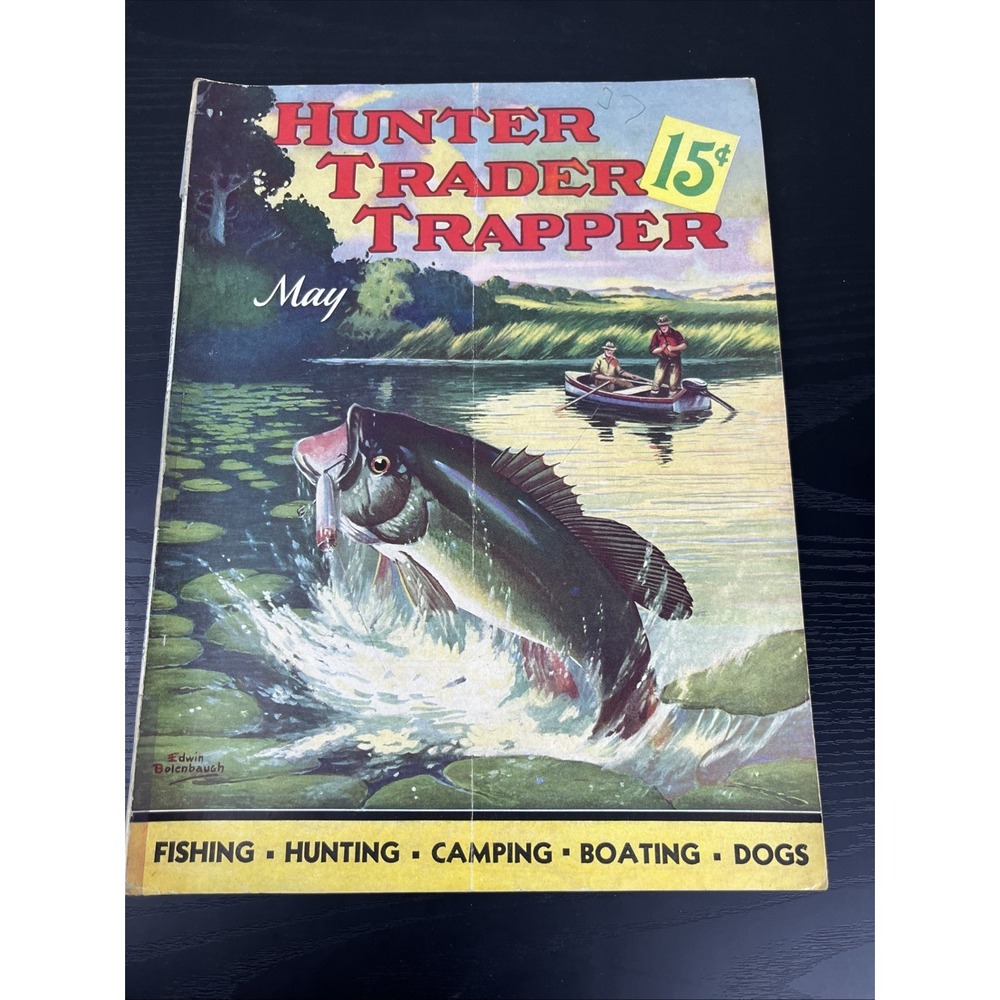 Hunter Trader Trapper May 1937 Vintage Hunting Trapping‎ Magazine
